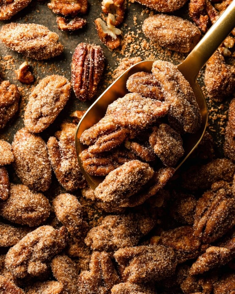 Praline Cinnamon Sugared Pecans Recipe