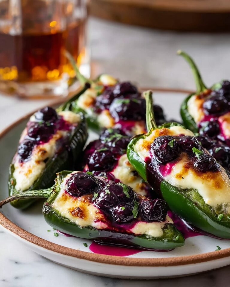 Blueberry Brie Jalapeño Poppers Recipe