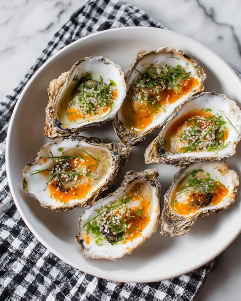 Grilled Oysters with Garlic Herb Butter Recipe