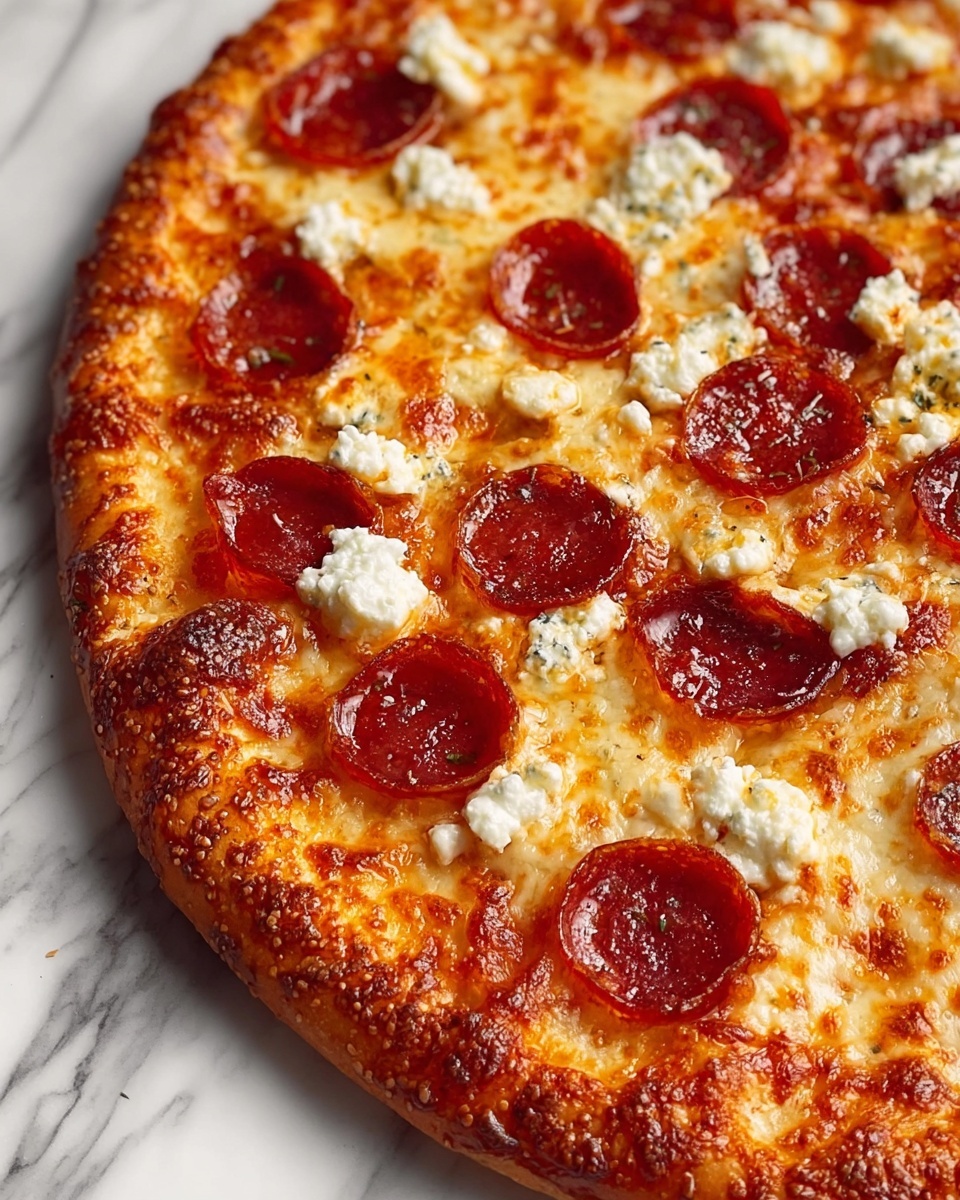 Hot Honey Pepperoni Pizza with Ricotta Recipe