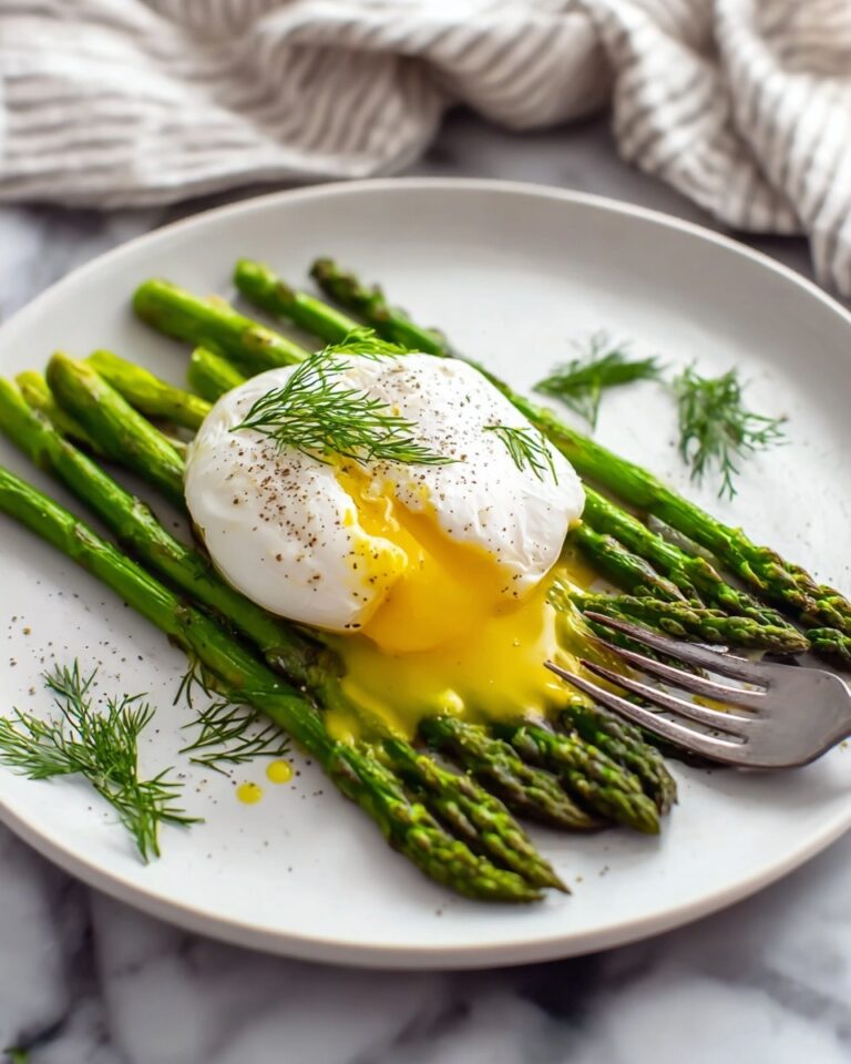 Roasted Asparagus with Poached Eggs Recipe