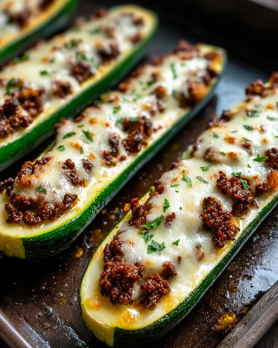 Easy Ground Beef Zucchini Boats (Healthy and Delicious) Recipe