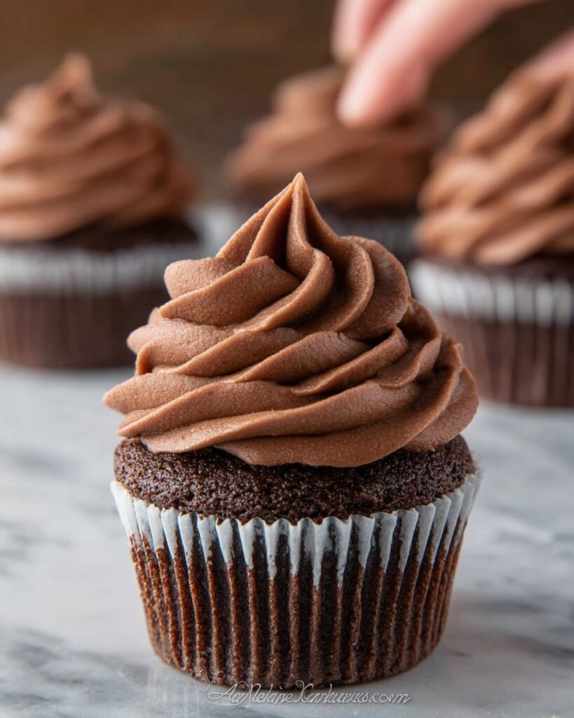 Best Chocolate Frosting! Whipped Chocolate Cream Cheese Frosting Recipe