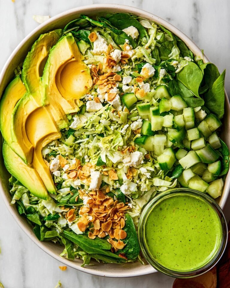 Green Goddess Salad with Feta, Avocado, and Salt & Vinegar Chips Recipe