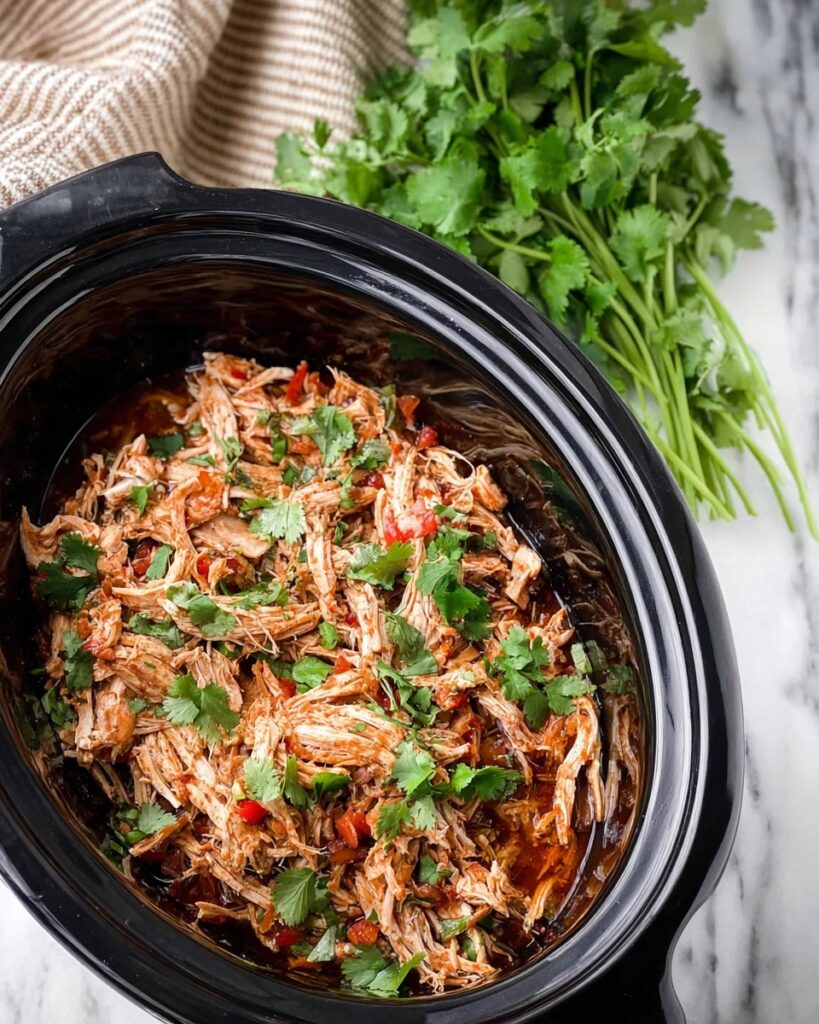3 Ingredient Chicken Tacos {Instant Pot or Slow Cooker} Recipe
