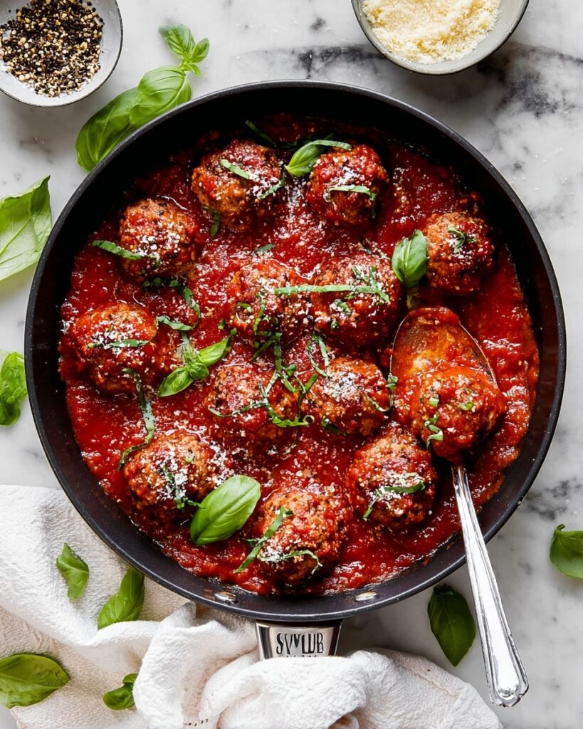 Baked Italian Meatballs Recipe
