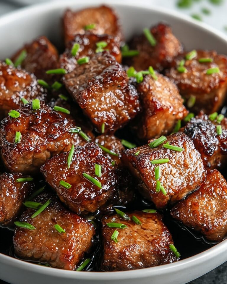 Irresistibly Savory Garlic Pork Bites: Easy Flavor Explosion! Recipe