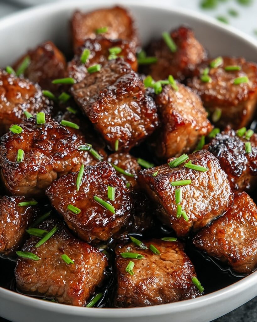 Irresistibly Savory Garlic Pork Bites: Easy Flavor Explosion! Recipe