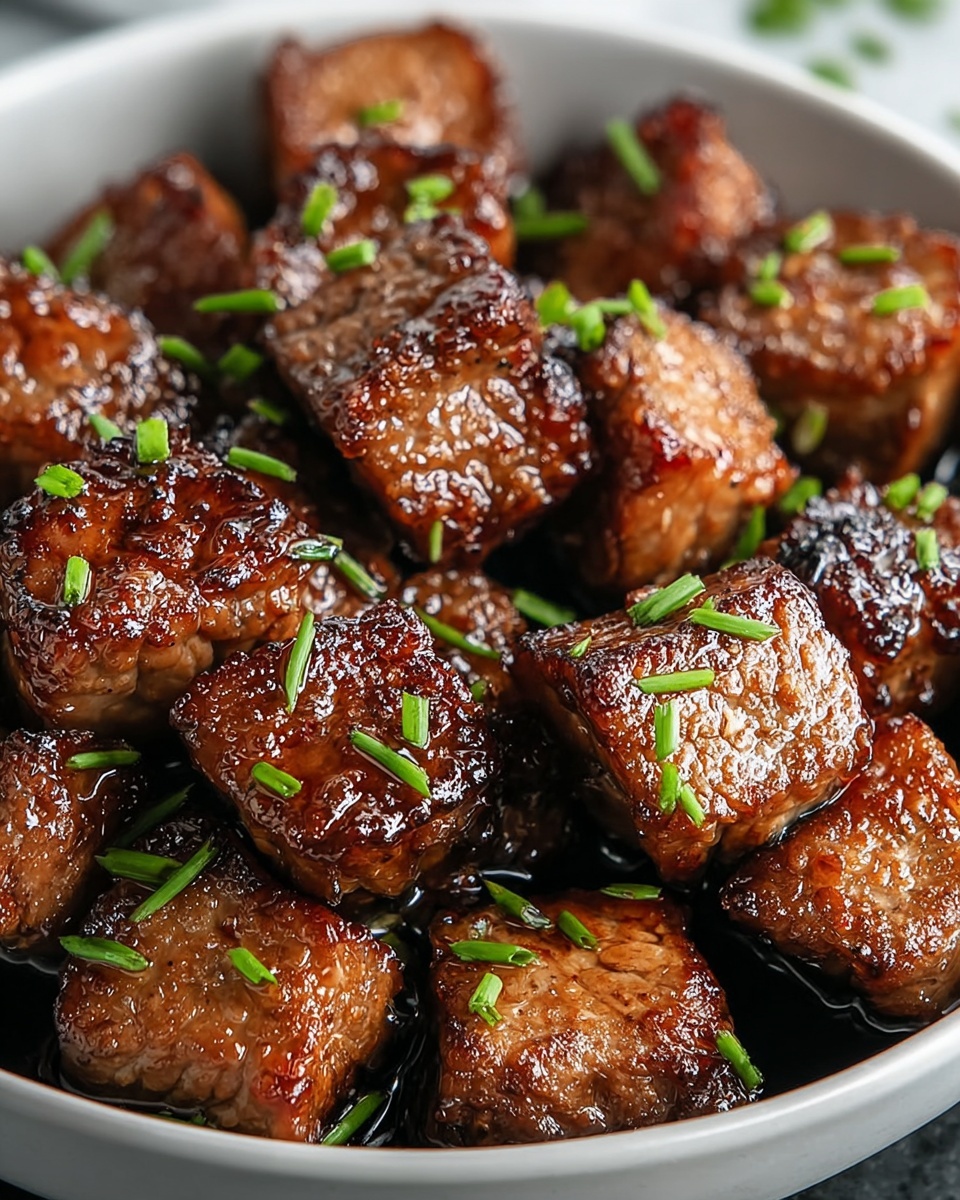 Irresistibly Savory Garlic Pork Bites: Easy Flavor Explosion! Recipe