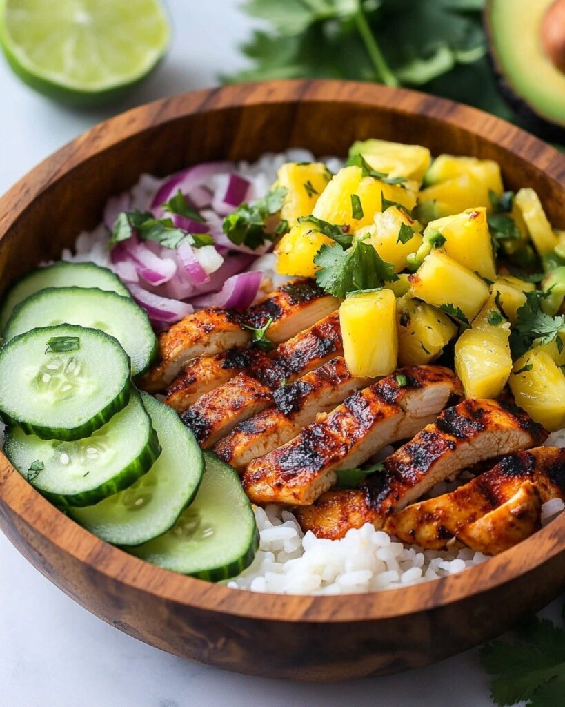 Mango Chipotle Chicken Rice Bowls Recipe