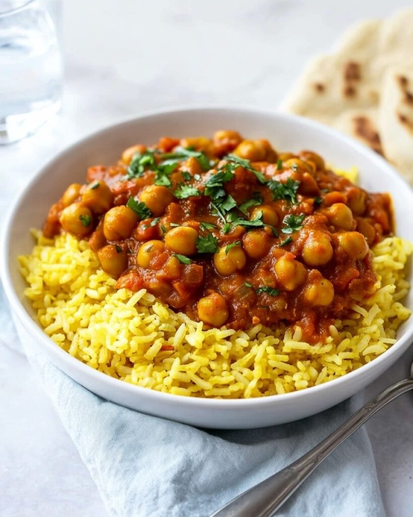 15 Minute Creamy Chickpea Curry Recipe