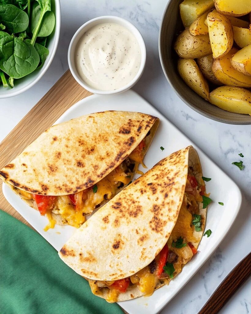 10 Minute Air Fryer Quesadillas Recipe
