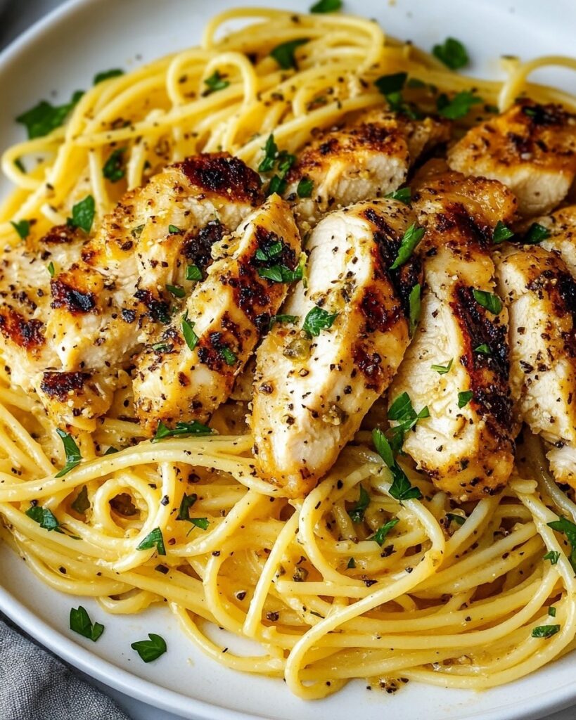 Garlic Butter Chicken Pasta Recipe