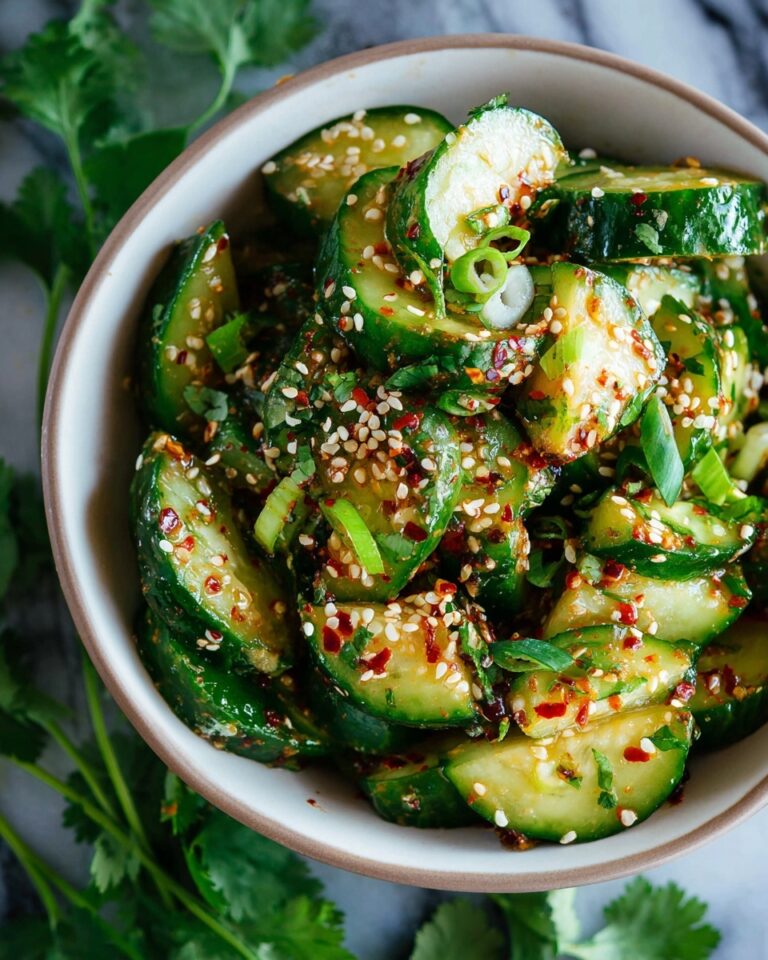 Crunchy Korean Cucumber Salad Recipe