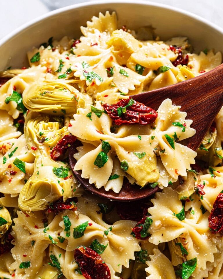 Pasta Salad with Sun-Dried Tomatoes and Artichokes Recipe