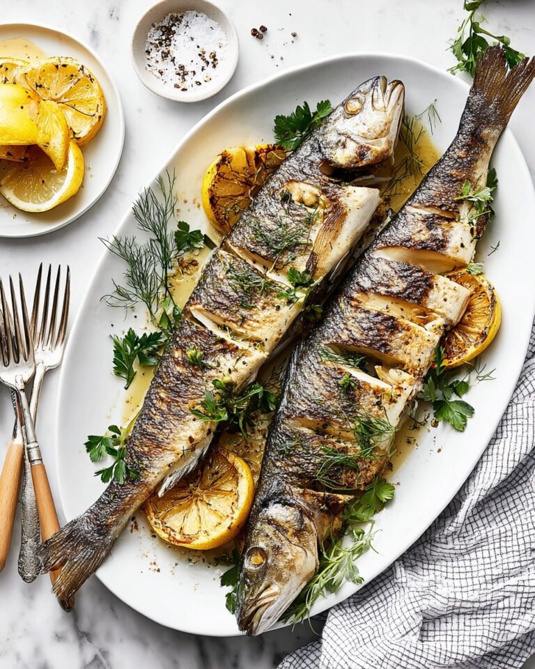Easy Roasted Lemon Herb Branzino Recipe