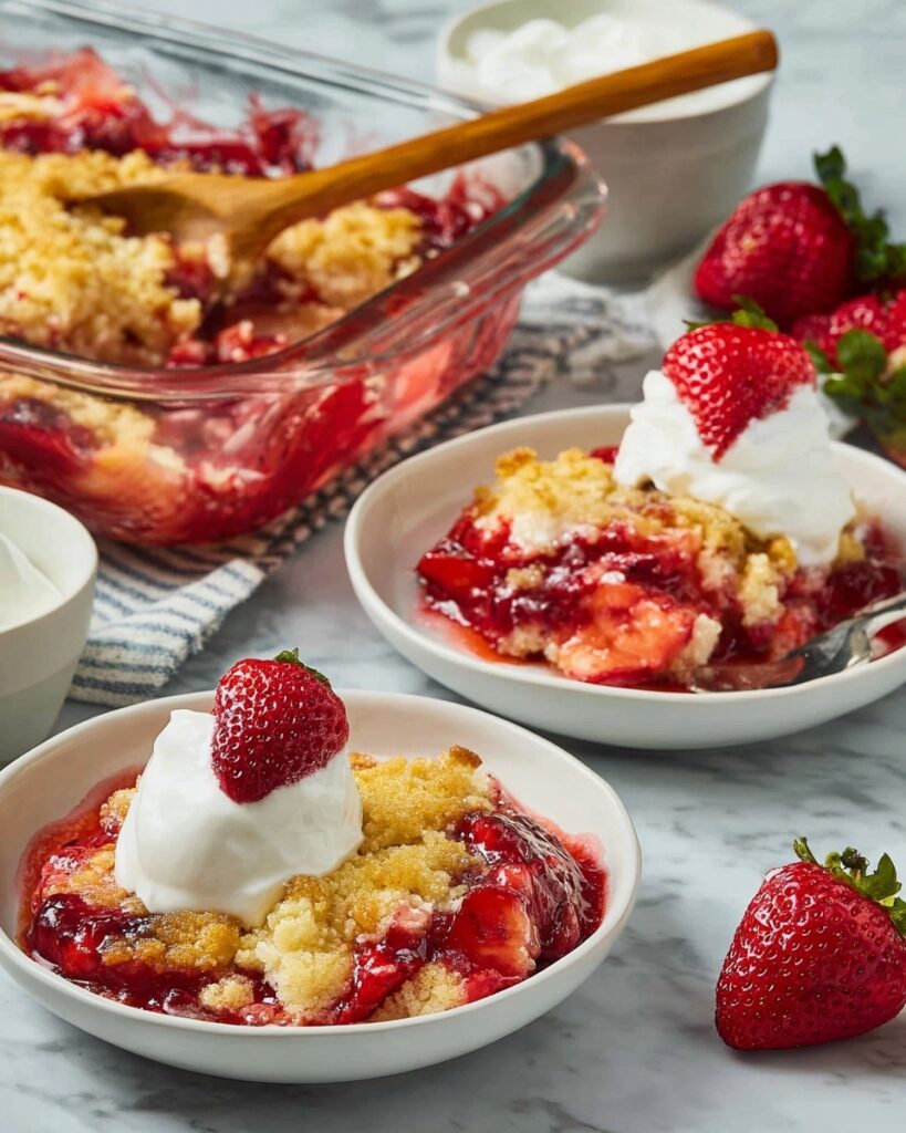Best Strawberry Dump Cake Recipe