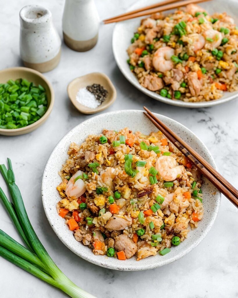Shrimp and Chicken Fried Rice Recipe